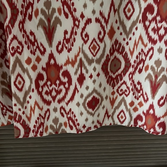 Mod Dress Ikat like print size small - Picture 6 of 6